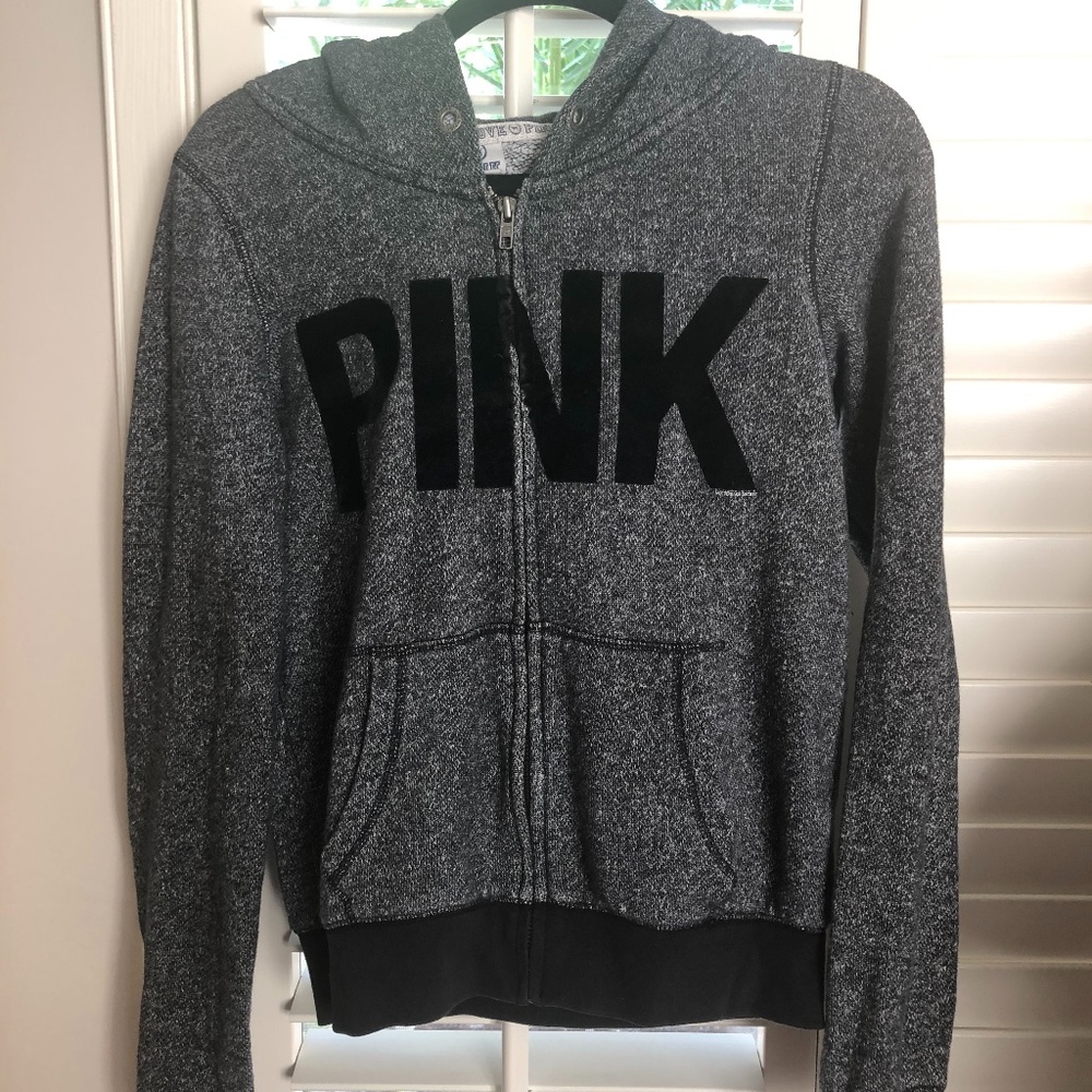 Victoria's Secret Pink Zip Up Sweatshirt